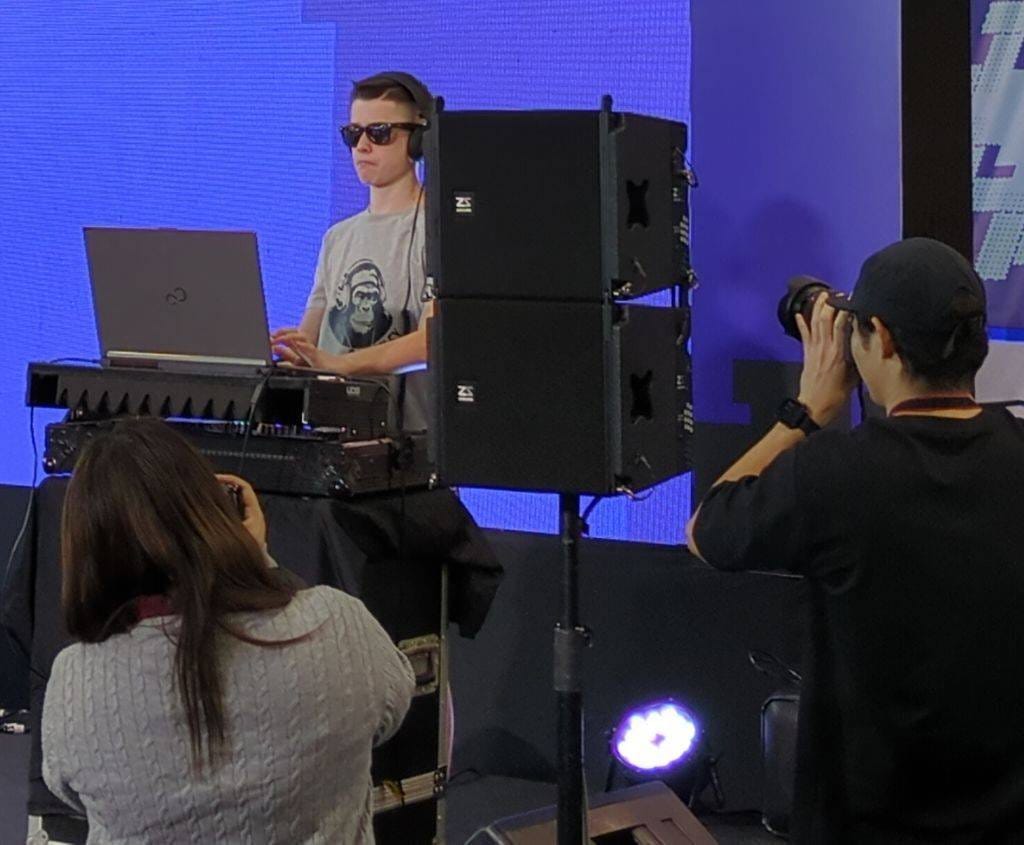 DJ Webley performing live
